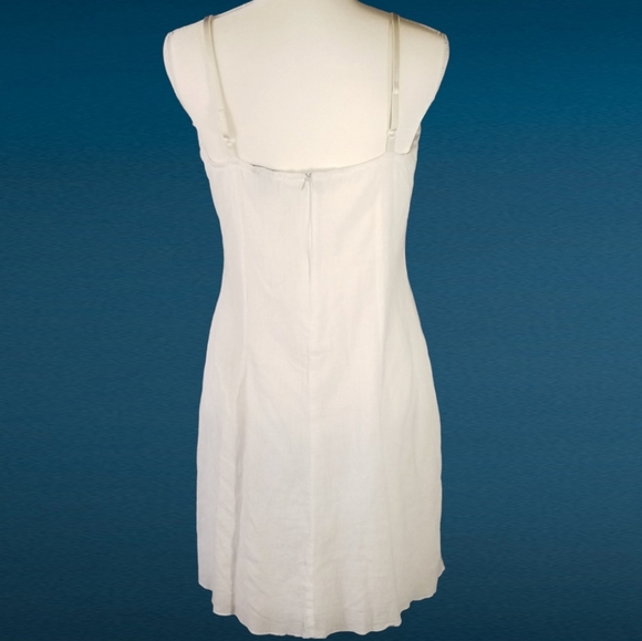 Claudio Nucci white summer cotton dress. Size XL - Picture 4 of 8
